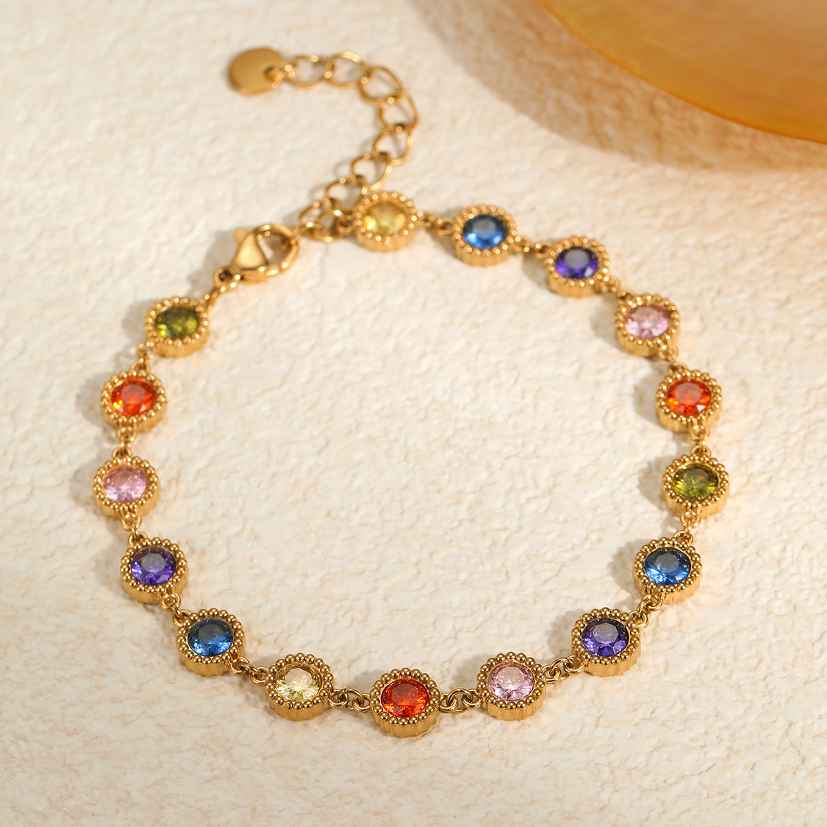 Colored Zircon Bracelet