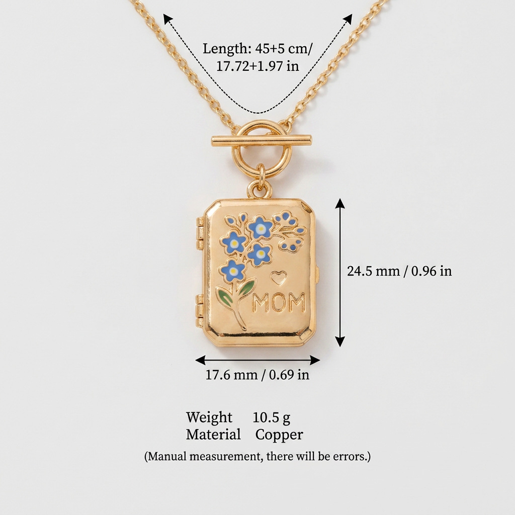 OEM Custom Jewelry Heart-Shaped Pendant Open Close Necklace Brass Bamboo Chain Simple Fashion Clavicle Necklace