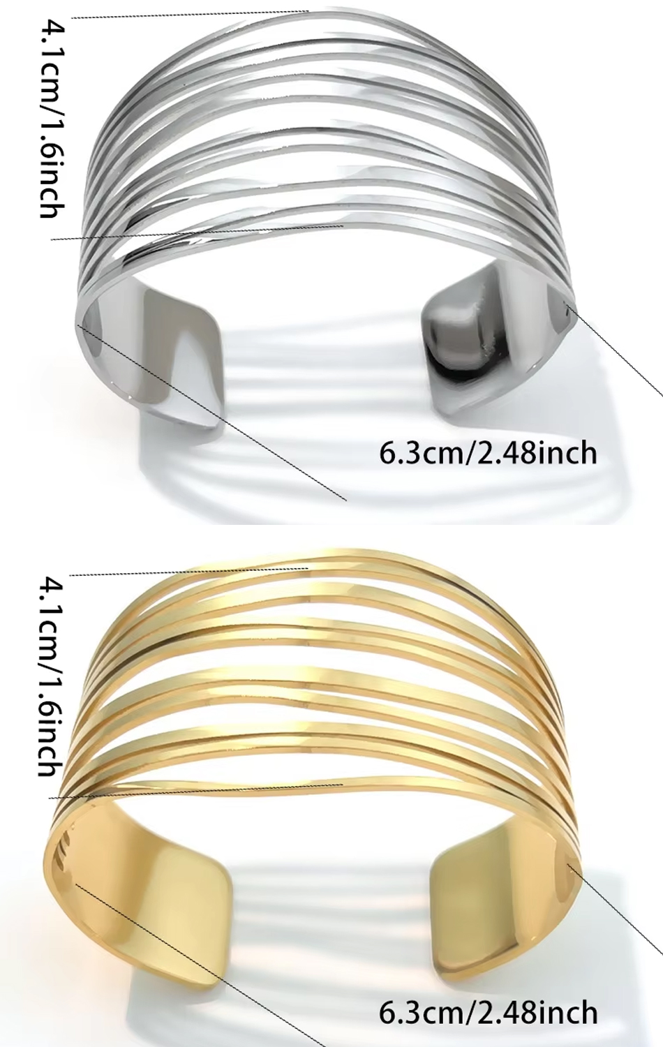 OEM Custom Jewelry Best Selling Love Heart Stainless Steel 18K Gold Plated Vintage Unisex Open Bangle Fashion Jewelry